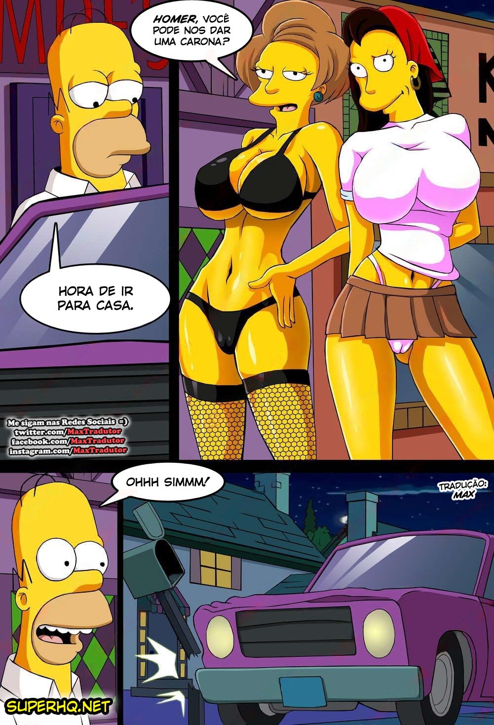 Página 13 do quadrinho adulto: Welcome to Springfield – Leia completo em XCOMICS