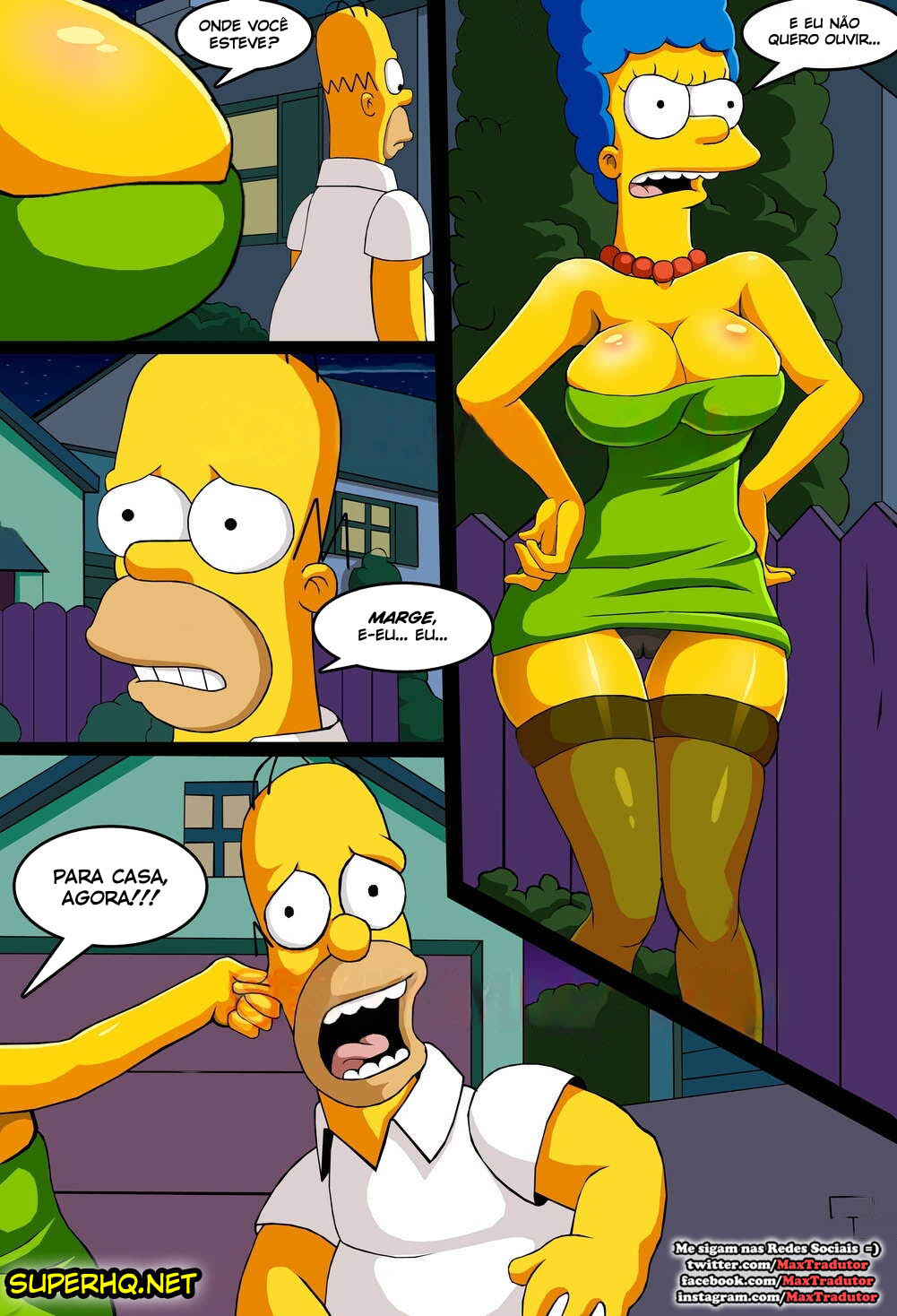 Página 24 do quadrinho adulto: Welcome to Springfield – Leia completo em XCOMICS