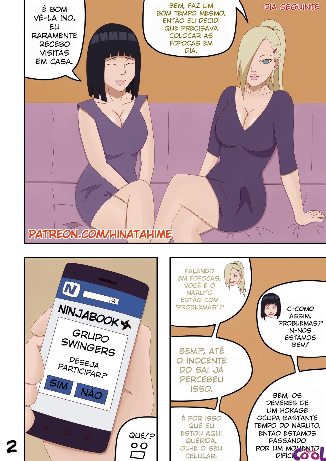 Página 3 do quadrinho adulto: Wife swap no jutsu – Leia completo em XCOMICS