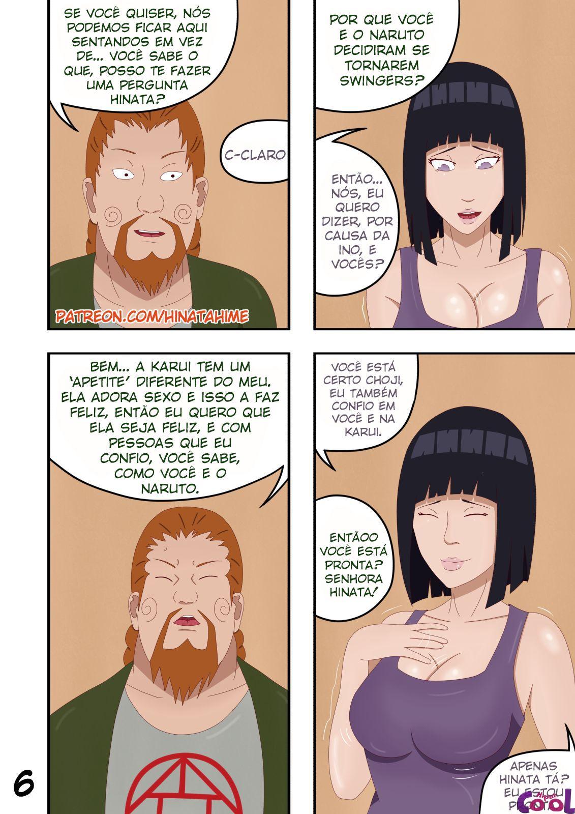 Página 7 do quadrinho adulto: Wife swap no jutsu – Leia completo em XCOMICS