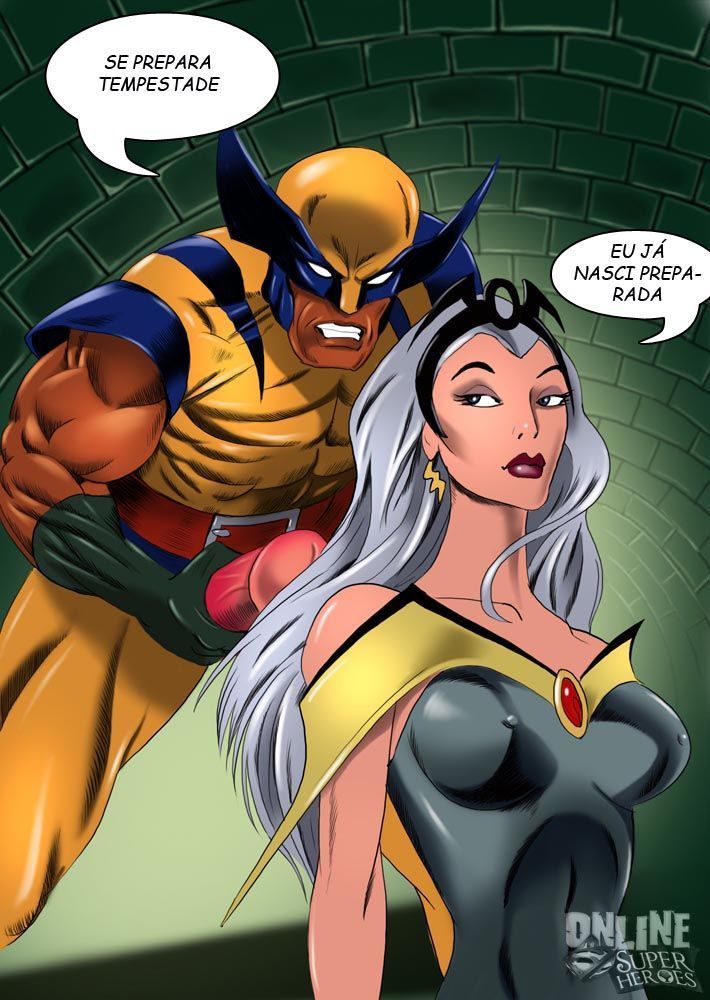 Capa do quadrinho adulto: Wolverine Contra Tempestade – Leia online em XCOMICS