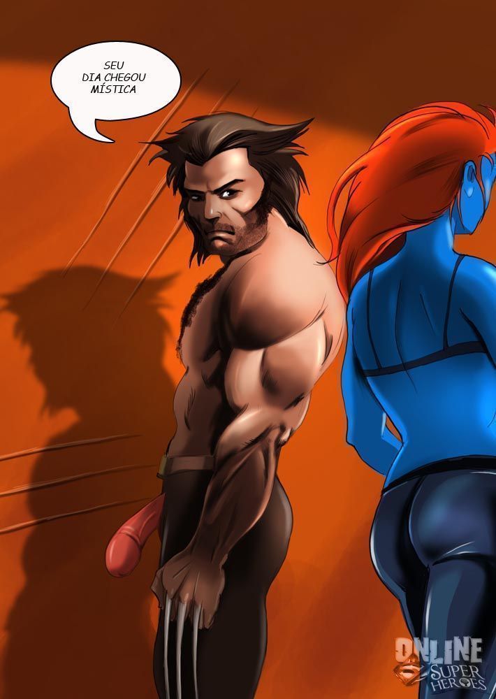 Capa do quadrinho adulto: Wolverine desafia a Mística – Leia online em XCOMICS