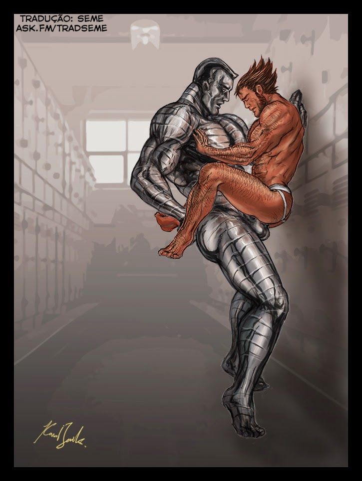 Capa do quadrinho adulto: Wolverine Gay em: Ferro Dentro de Mim – Leia online em XCOMICS