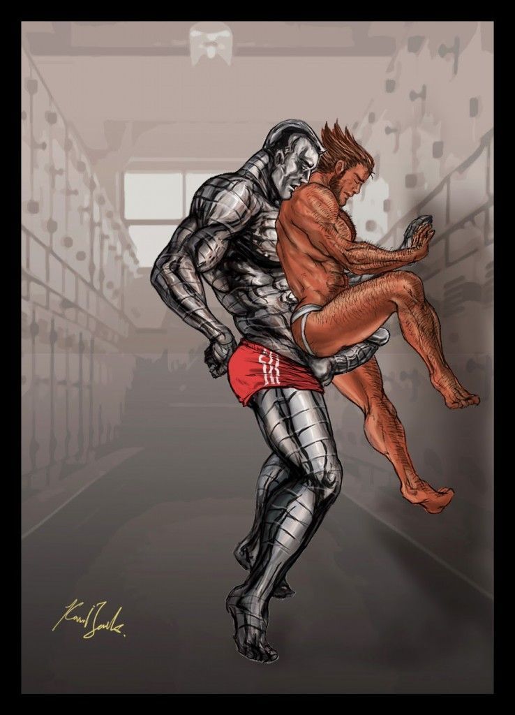 Página 2 do quadrinho adulto: Wolverine Gay em: Ferro Dentro de Mim – Leia completo em XCOMICS