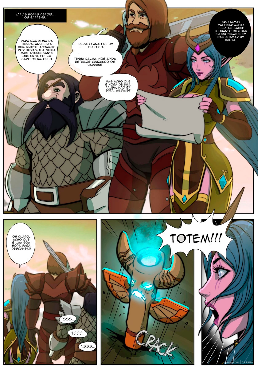 Página 14 do quadrinho adulto: World Of Warcraft, Mark of the Wild – Leia completo em XCOMICS