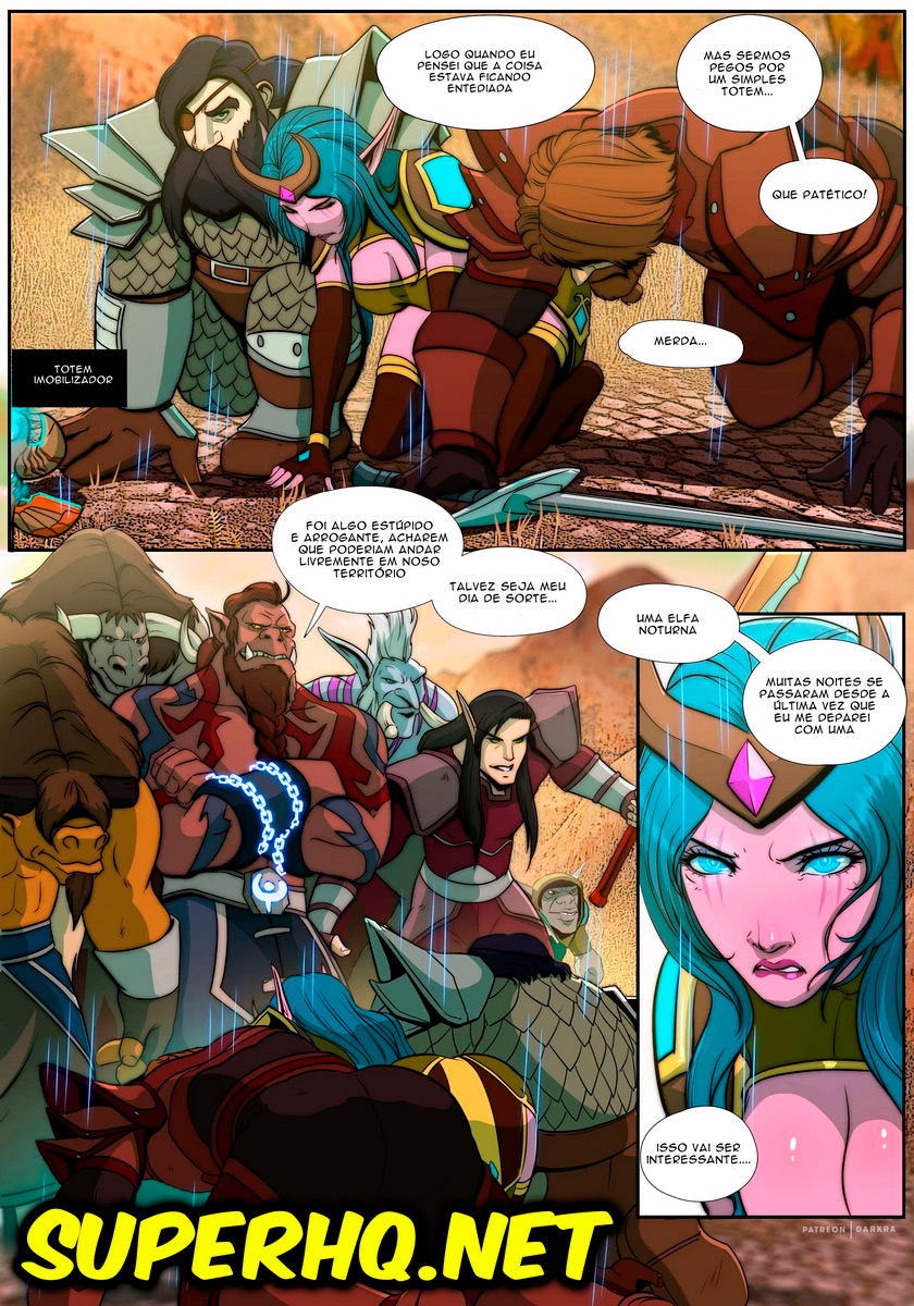 Página 15 do quadrinho adulto: World Of Warcraft, Mark of the Wild – Leia completo em XCOMICS