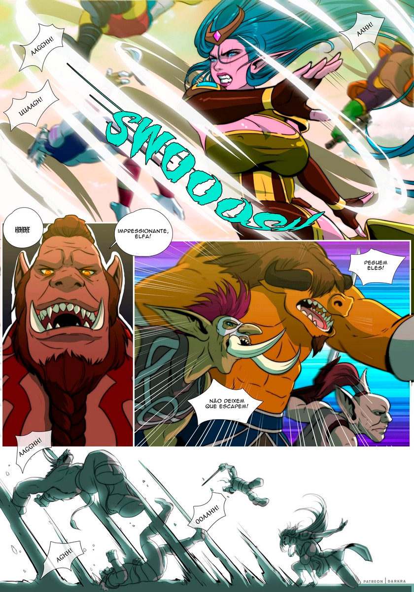 Página 17 do quadrinho adulto: World Of Warcraft, Mark of the Wild – Leia completo em XCOMICS