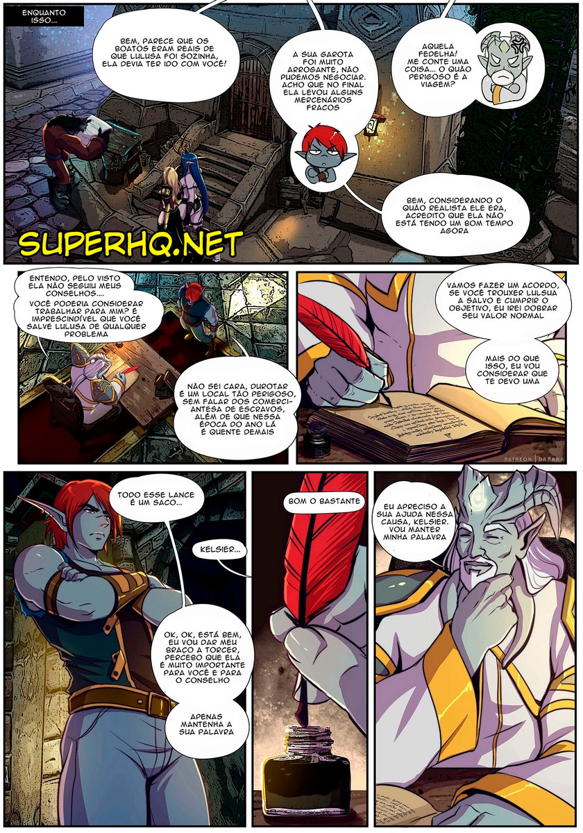 Página 18 do quadrinho adulto: World Of Warcraft, Mark of the Wild – Leia completo em XCOMICS