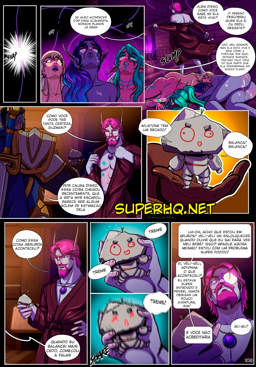 Página 30 do quadrinho adulto: World Of Warcraft, Mark of the Wild 3 – Leia completo em XCOMICS