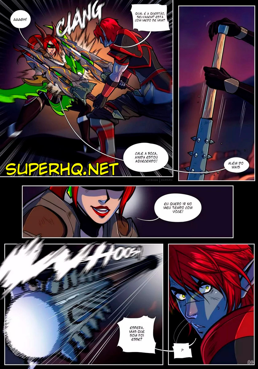 Página 9 do quadrinho adulto: World Of Warcraft, Mark of the Wild 3 – Leia completo em XCOMICS