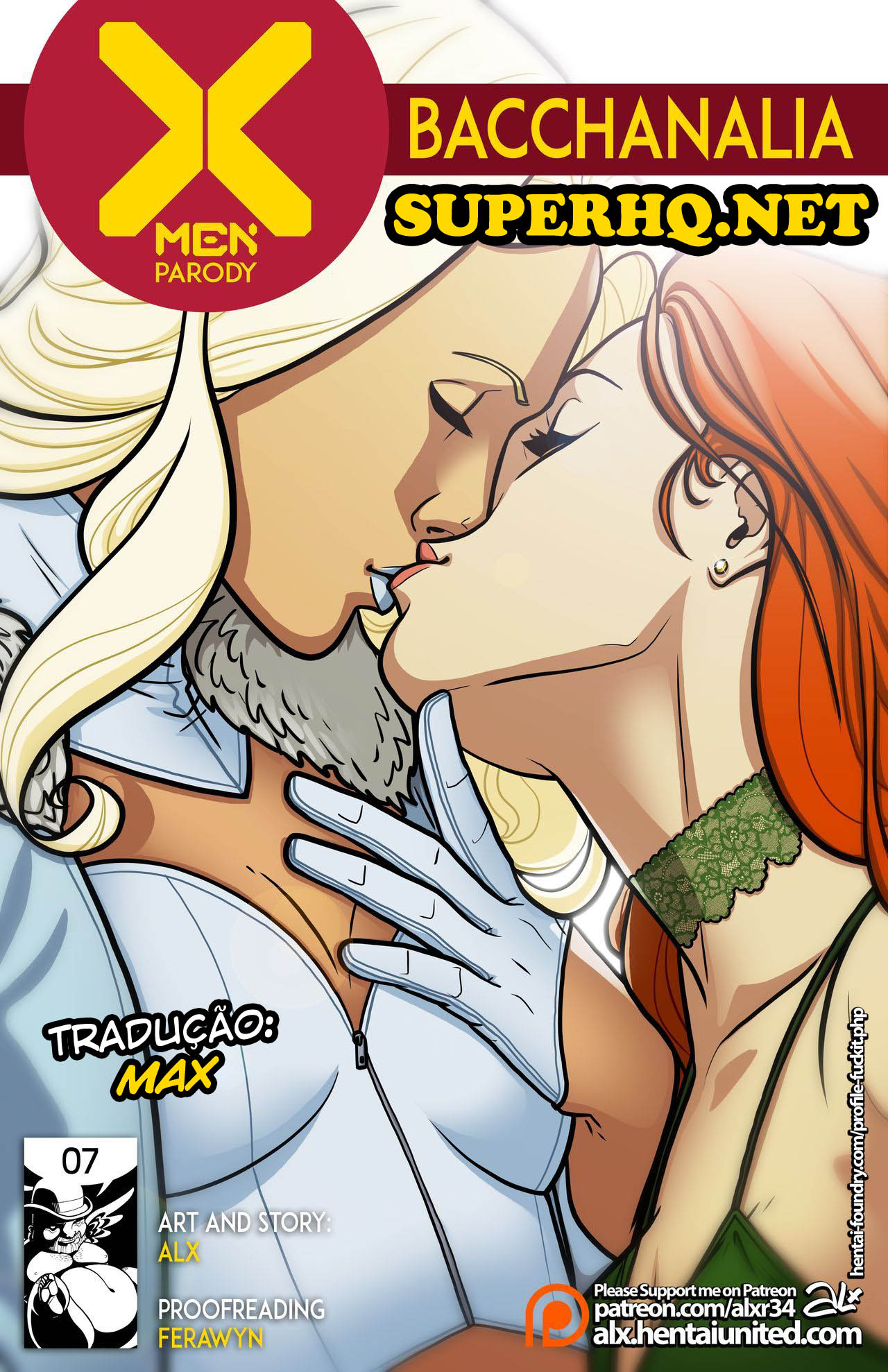 Página 1 do quadrinho adulto: X-Men - Bacanal dos mutantes – Leia completo em XCOMICS