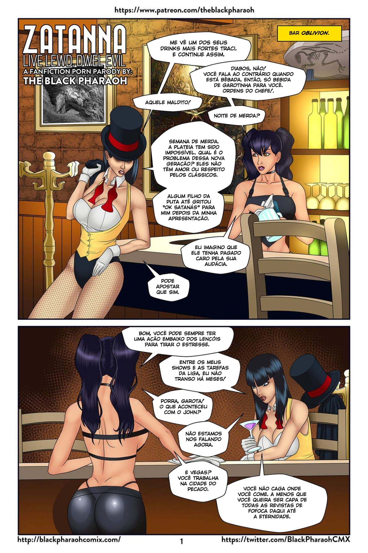 Página 2 do quadrinho adulto: Zatanna: O pornô mágico – Leia completo em XCOMICS