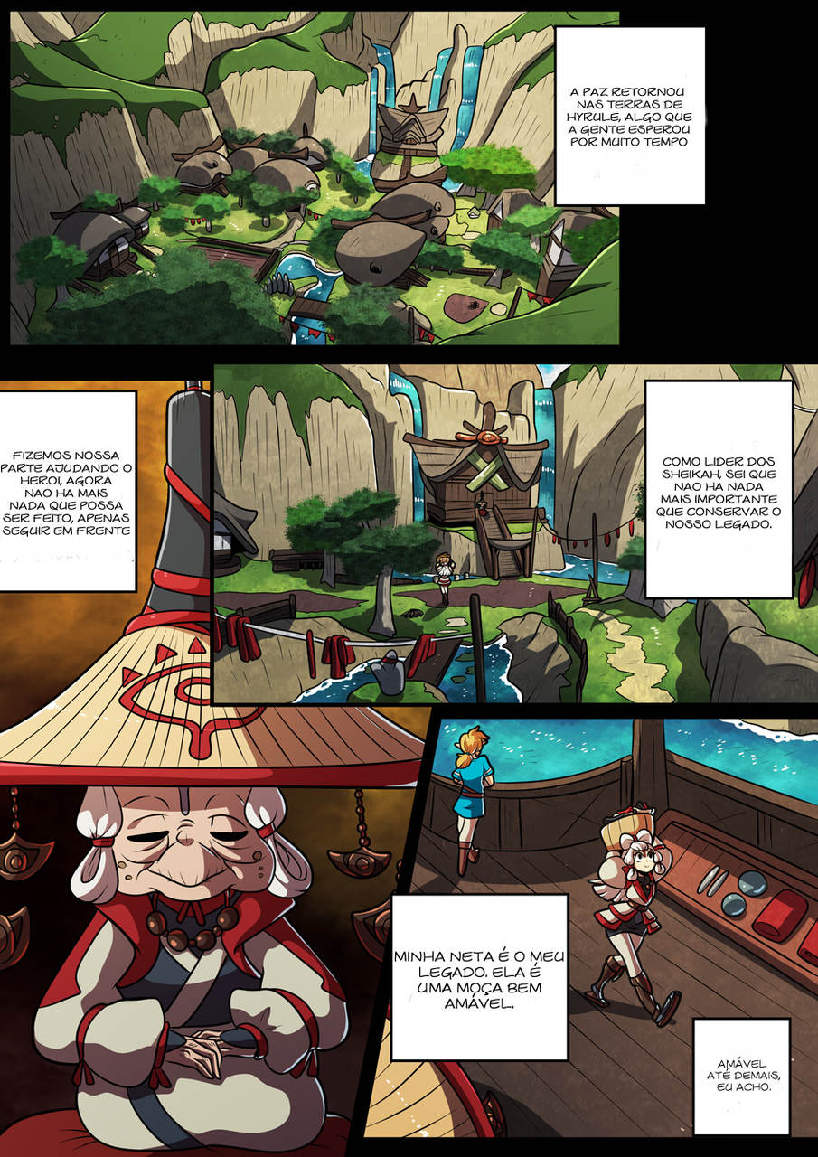 Página 3 do quadrinho adulto: Zelda: O Legado de Sheikah – Leia completo em XCOMICS