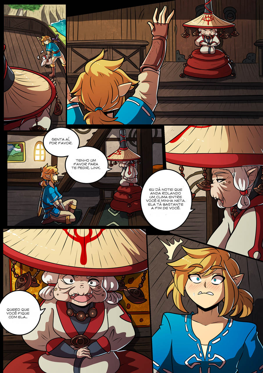 Página 4 do quadrinho adulto: Zelda: O Legado de Sheikah – Leia completo em XCOMICS