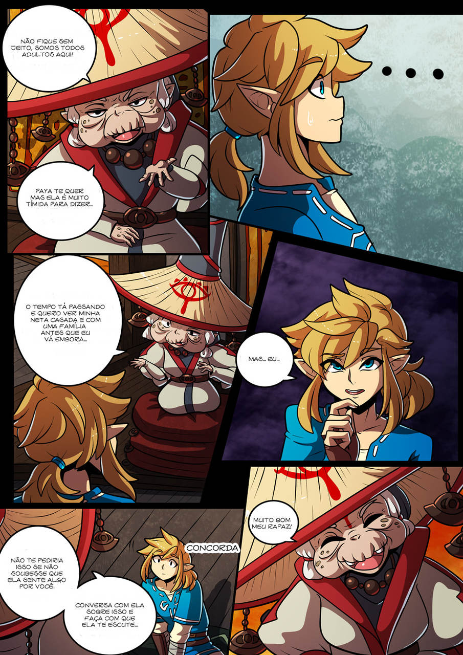 Página 5 do quadrinho adulto: Zelda: O Legado de Sheikah – Leia completo em XCOMICS